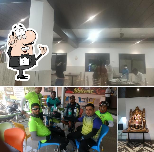 The interior of Hotel Amrai, Pure Veg. Restaurant and Snacks