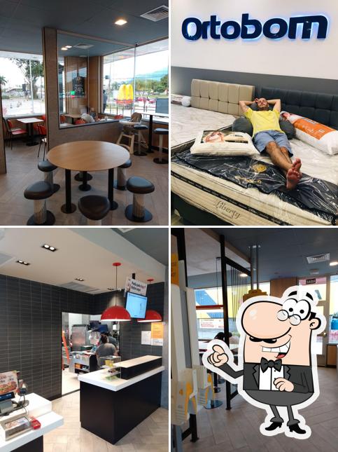 O interior do McDonald's