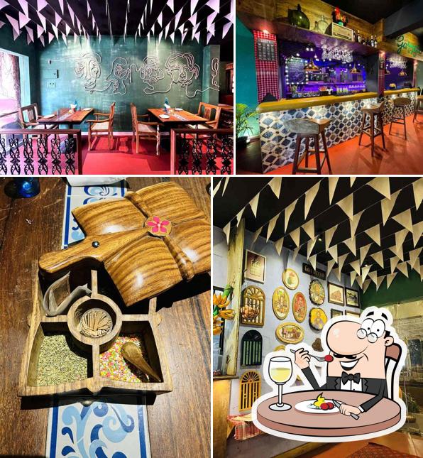 The restaurant's food and interior
