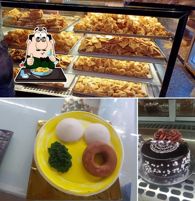 Chocolate cake at New Bombay Bakery