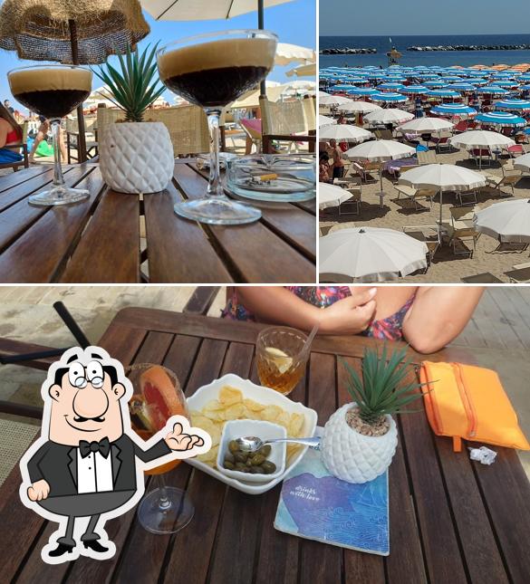 Gli interni di Bagno Luciano 23 CAFE' del MAR Gatteo a Mare