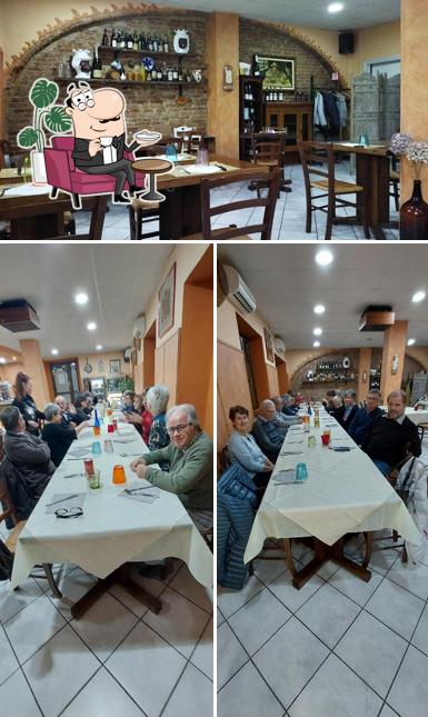 Gli interni di Al fico d'india ristorante