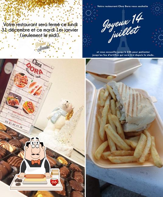Chez Dora sert un nombre de plats sucrés