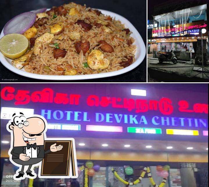 DEVIKA CHETTINAD HOTEL is distinguished by exterior and food