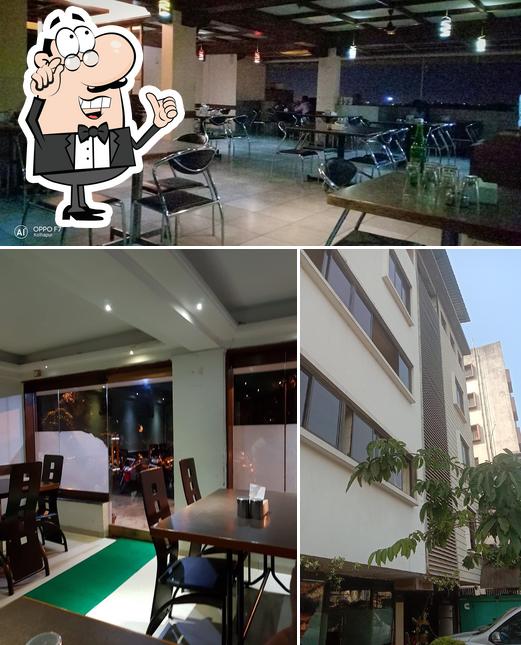 The interior of Hotel Woodys
