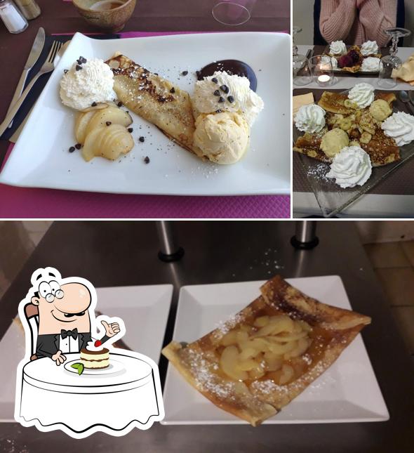 La Crêpe sert un nombre de desserts