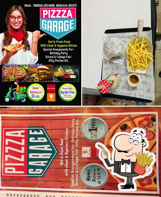 Try out fries at Pizzza Garage