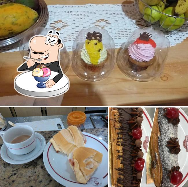 Não esqueça de pedir uma sobremesa no Padaria e Confeitaria São Marco