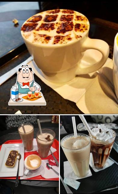 Enjoy a drink at Shabaz Coffee cafe