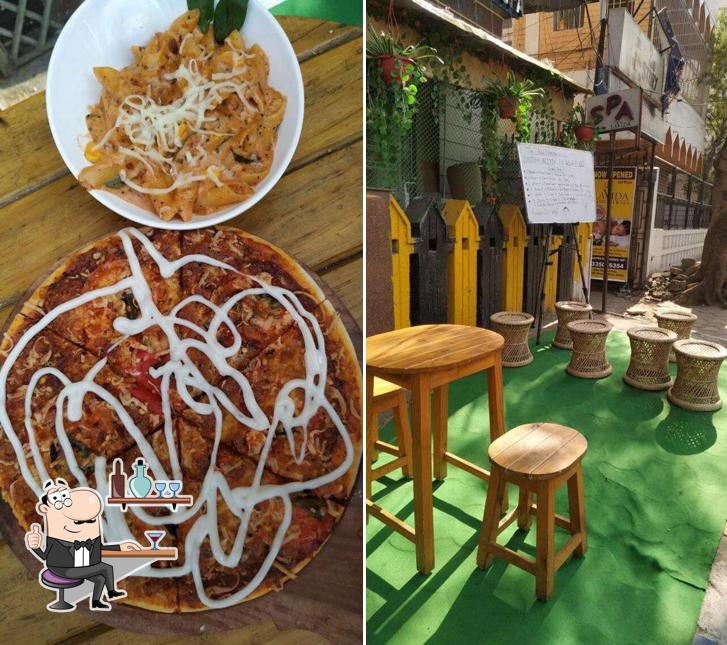 The interior of The New Normal Cafe & Kitchen