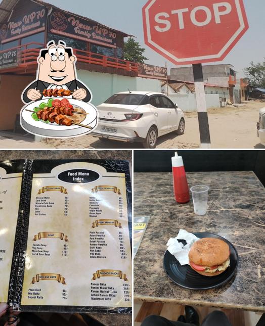 Food at UP 70 Restaurant