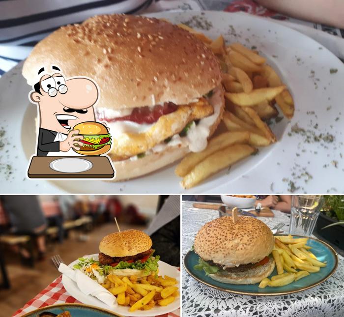Essayez un hamburger à Food House Mostar