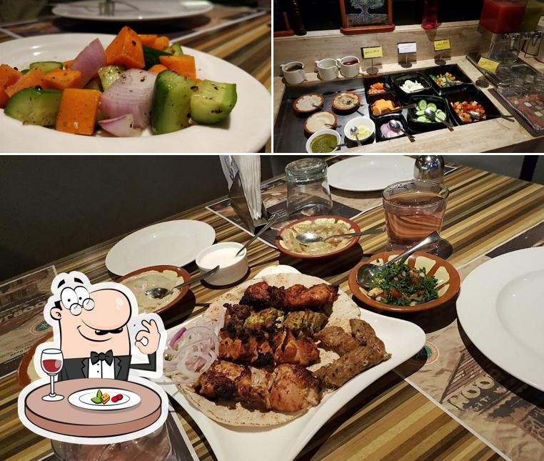 Food at Noorjehan Open Grill Restaurant
