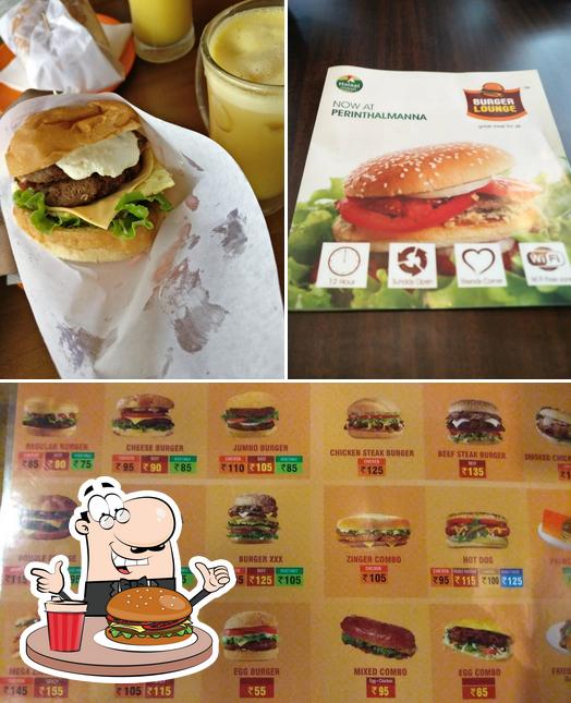 Order a burger at Burger Lounge