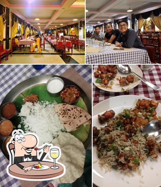 The image of Govinda's Veg Restaurant, ISKCON TEMPLE’s food and interior