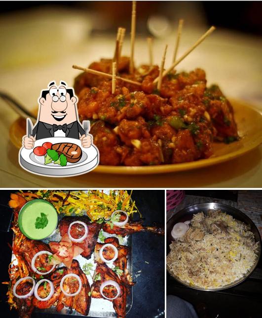 Try out meat dishes at Panda Momos Restaurant