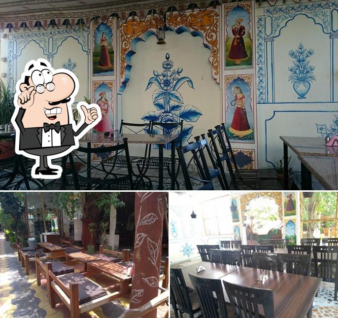 The interior of Aroma Royal Garden Family Rajasthani