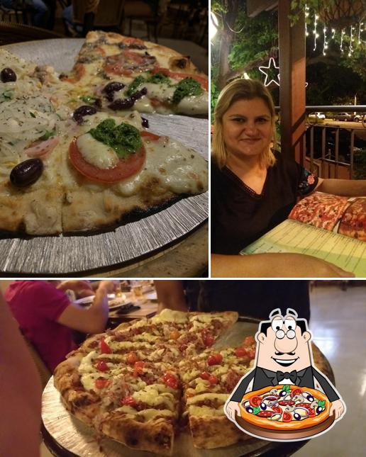 No Ateliê da Pizza, você pode desfrutar de pizza