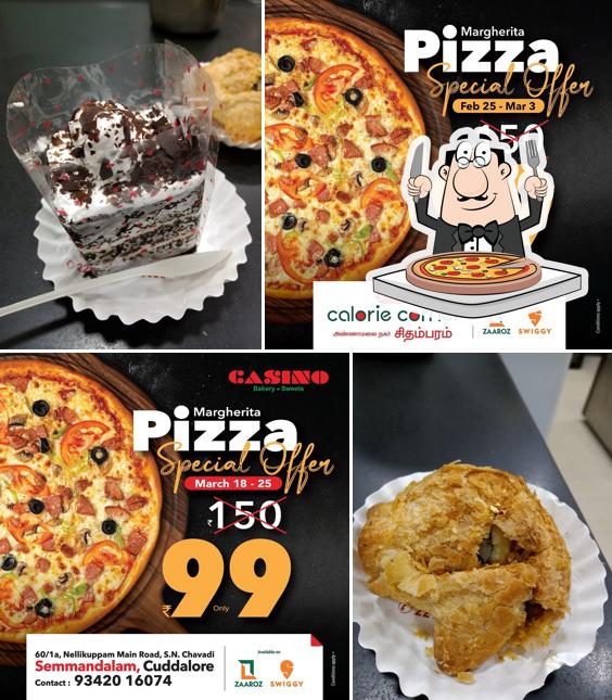 Try out pizza at Casino Bakery Foods