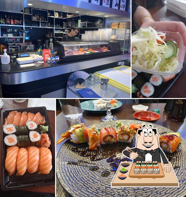 Les sushi sont offerts par DiZen