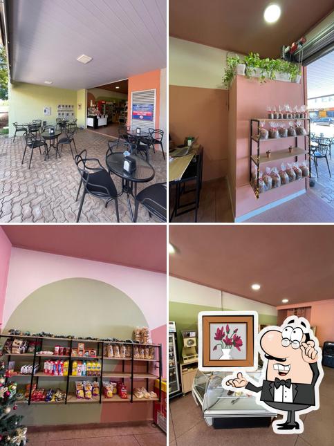 O interior do DunDun Padaria