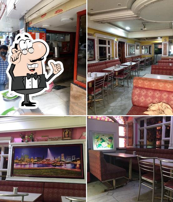 The interior of New Shanthi Sagar restaurant