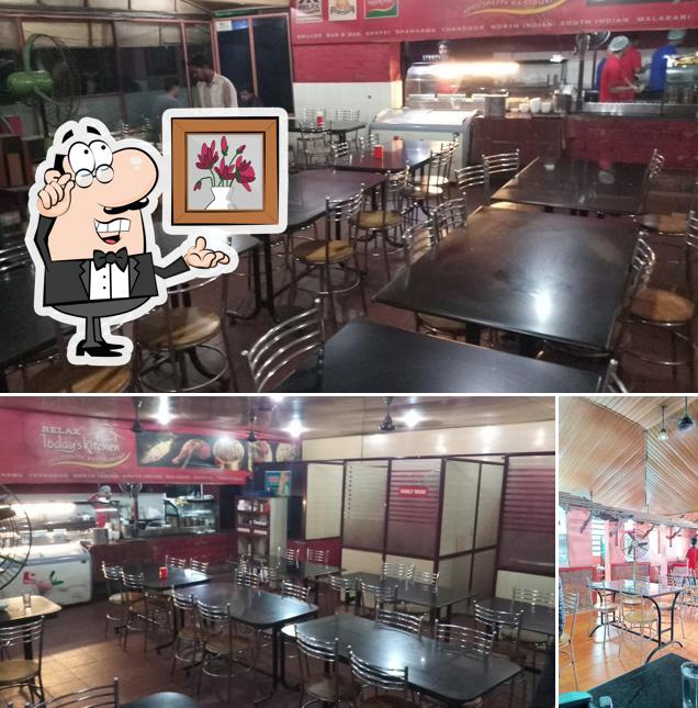 Take a seat at one of the tables at Relax Signature