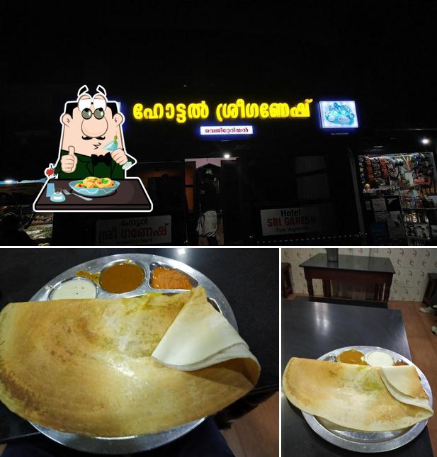 The photo of Sree Ganesh Hotel’s food and interior
