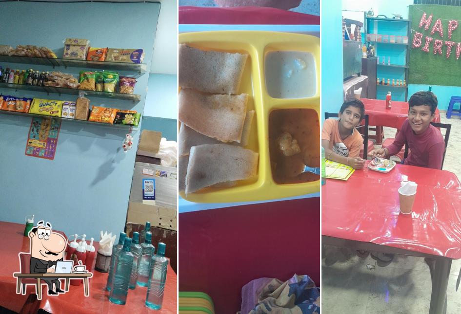 The interior of Maa sharda FOODIES HOUSE