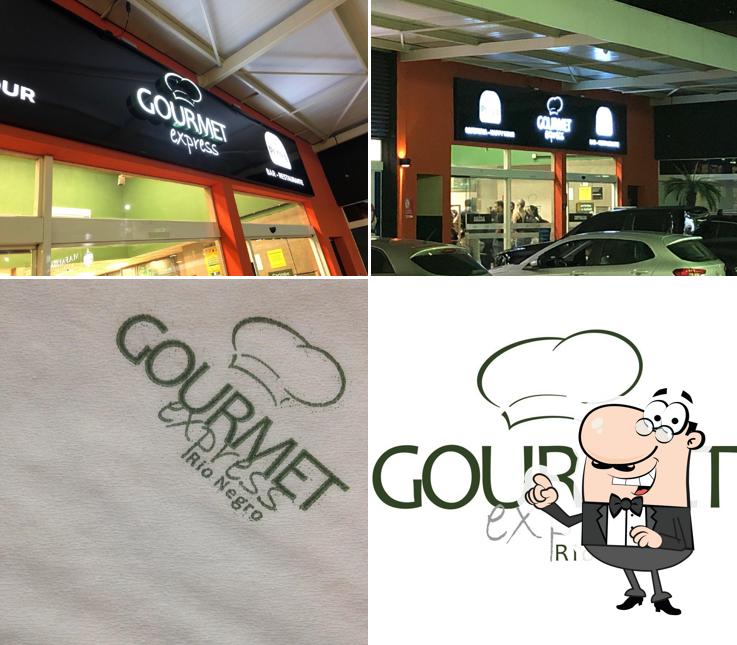 O exterior do Gourmet Express