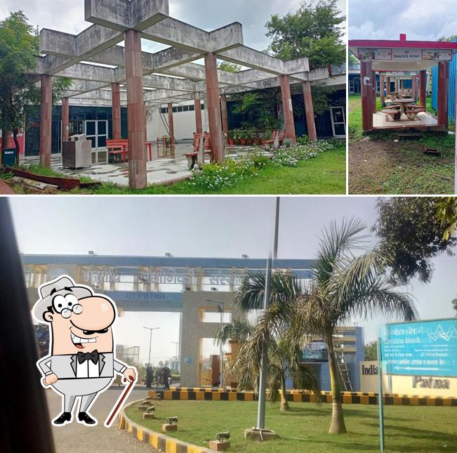 The exterior of Food Court [IIT -Patna]