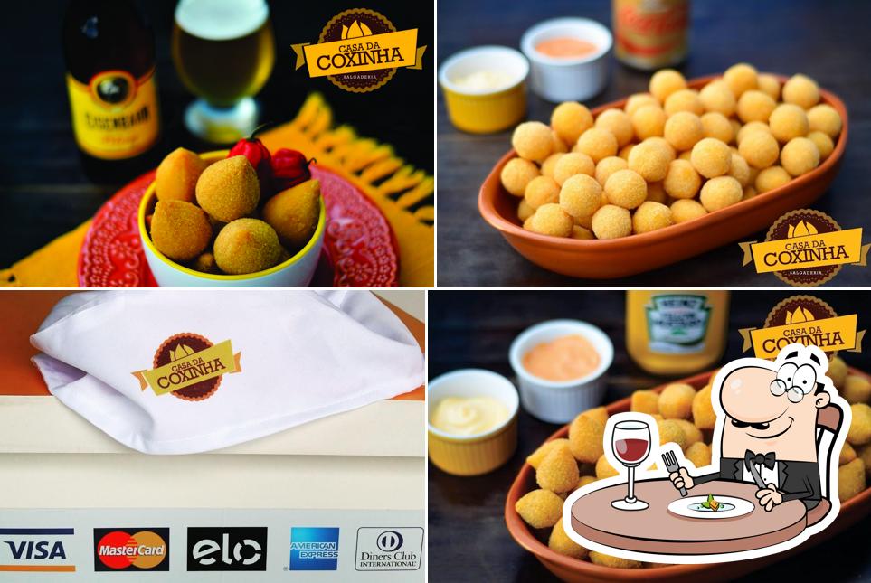 Platos en Casa da Coxinha Salgaderia - Salgados e Churros para festas à pronta entrega