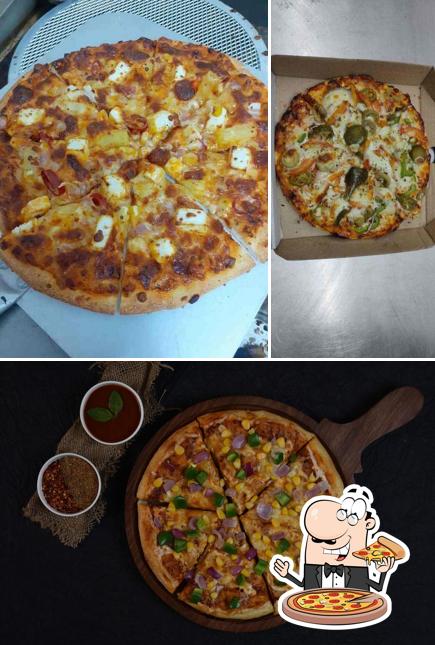 Order different kinds of pizza
