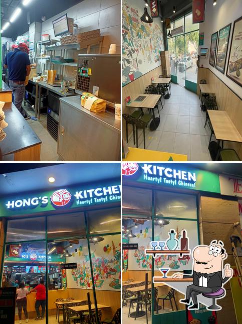 The interior of Hong's Kitchen