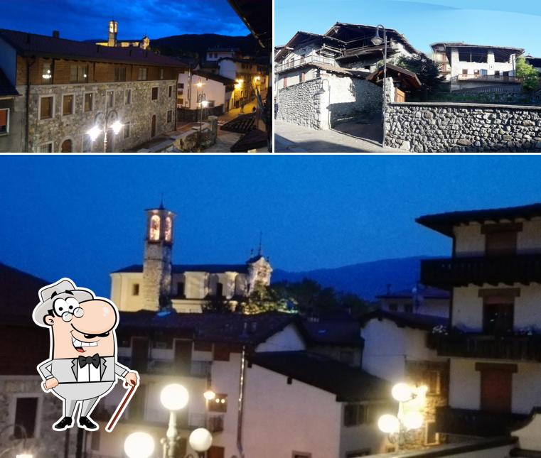 Goditi la vista dagli esterni di Hotel Venturelli