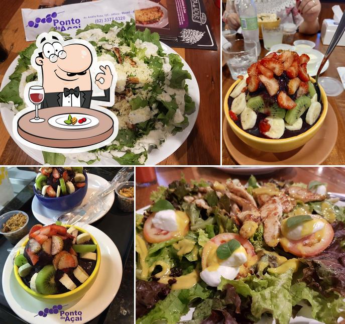 Platos en Ponto do Açaí