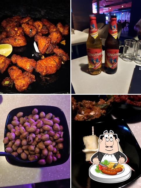 Food at Shooters Bar & Roof Top Dine