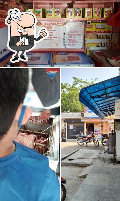 The interior of Chawla Chicken, Mutton and Fish Center