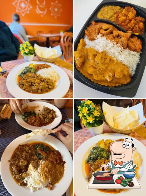 Pollo al curry al Restaurant Cima Pollo al curry al Restaurant Cima