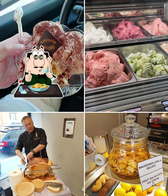 Platti al Gelateria Nicola di Via Trento