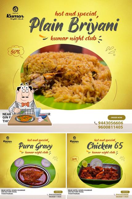 Chicken wings at Kumar Night Club Hotel