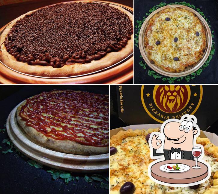 Comida em PIzzaria Paraisópolis Leão