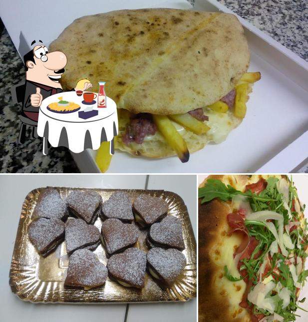 Prova un hamburger a Pizzeria L'Angolo Della Pizza