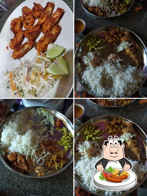 Food at Pooja Juice And Snacks - Home Made Goan Fish Curry-Rice