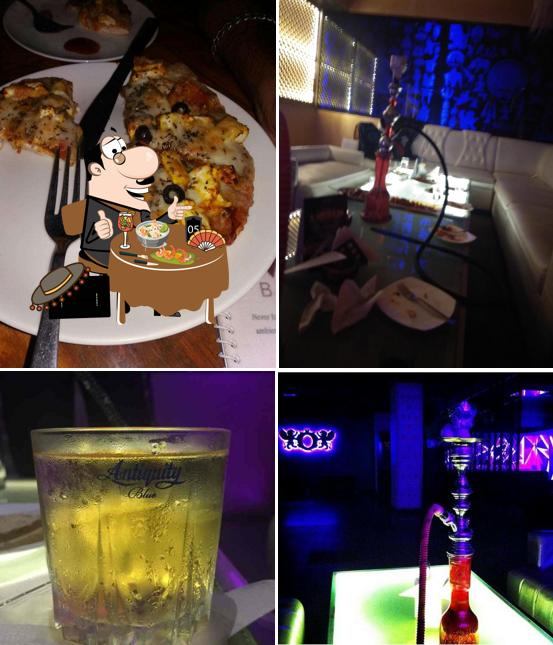 The photo of food and drink at Quazara Lounge