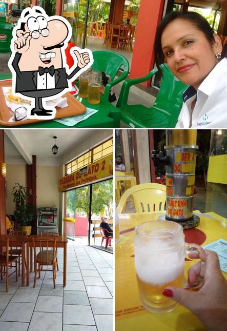 O interior do Taberna do Gato