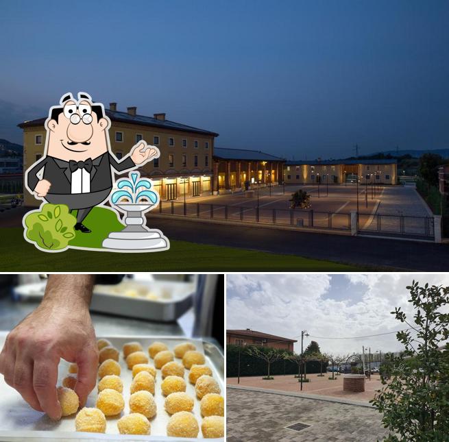 Goditi la vista dagli esterni di Ristorante La Fracanzana