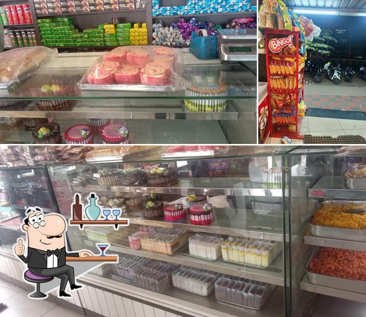 Take a seat at one of the tables at Tasty Bakes