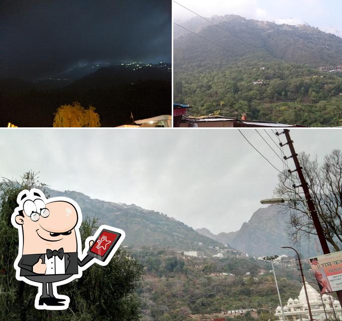 Enjoy the view outside Cafe Coffee Day - Check Post