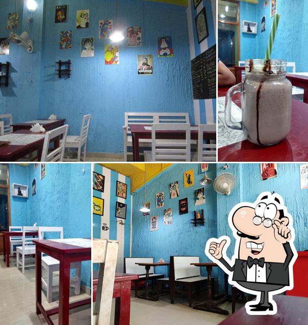 The interior of Café HotBox